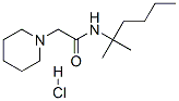 N-(2-methylhexan-2-yl)-2-(1-piperidyl)acetamide hydrochloride