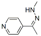 Ethanone, 1-(4-pyridinyl)-, methylhydrazone (9CI)