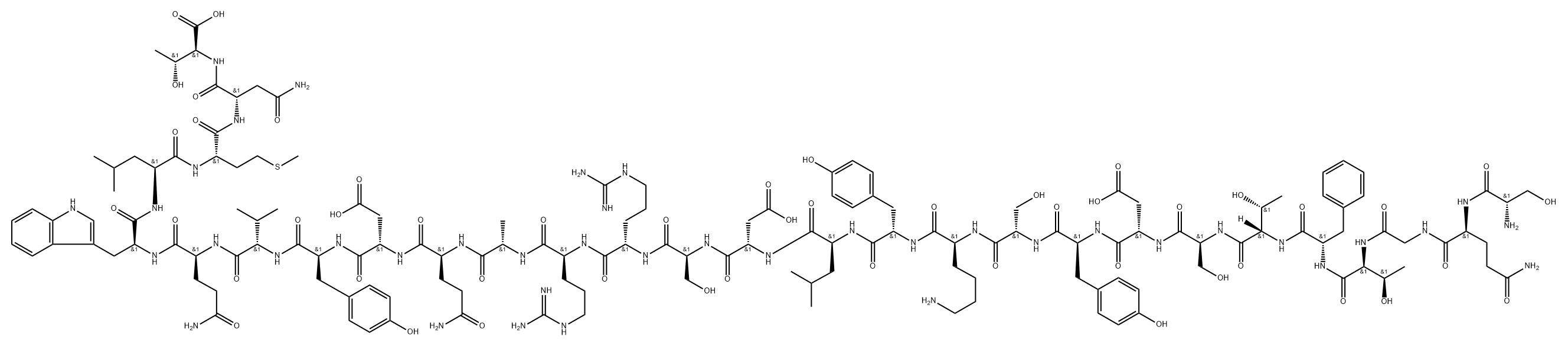 glucagon, des-His(1)-Tyr(22)-