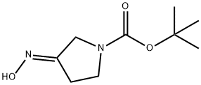 1-Pyrrolidinecarboxylicacid,3-(hydroxyimino)-,1,1-dimethylethylester,(E)-(9CI)