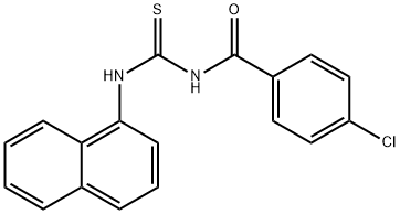 4-chloro-N-[(1-naphthylamino)carbonothioyl]benzamide