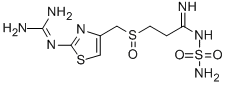 3-[2-(DIAMINOMETHYLENEAMINO)-1,3-THIAZOL-4-YLMETHYLSULPHINYL]-N-SULPHAMOYLPROPANAMIDE
