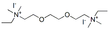 ethyl-[2-[2-[2-(ethyl-dimethyl-ammonio)ethoxy]ethoxy]ethyl]-dimethyl-azanium diiodide