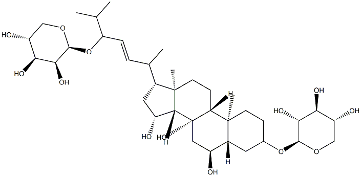 (22E)-3β,24-Bis(β-D-xylopyranosyloxy)-6α,8β,15β-trihydroxy-5α-cholest-22-ene