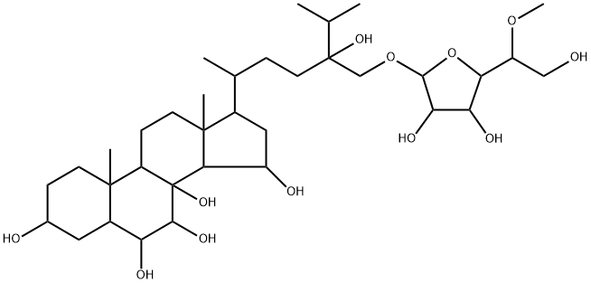 (24ξ)-28-[(5-O-Methyl-β-D-galactofuranosyl)oxy]-5α-ergostane-3β,6α,7α,8,15β,24-hexaol