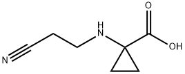 Cyclopropanecarboxylic acid, 1-[(2-cyanoethyl)amino]- (9CI)