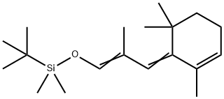 Silane, (1,1-dimethylethyl)dimethyl[[2-methyl-3-(2,6,6-trimethyl-2-cyc lohexen-1-ylidene)-1-propenyl]oxy]-