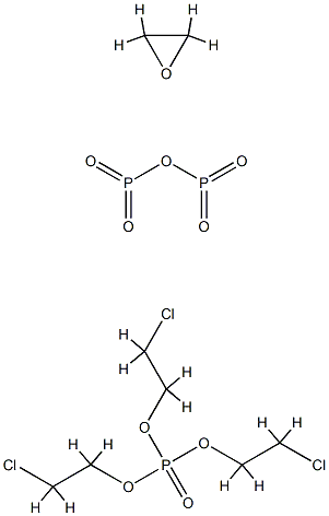 Ethanol, 2-chloro-, phosphate (3:1), polymer with oxirane and phosphorus oxide (P2O5)