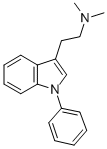 INDOLE, 3-(2-(DIMETHYLAMINO)ETHYL)-1-PHENYL-