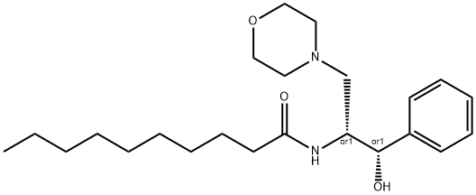 D,L-ERYTHRO-1-PHENYL-2-DECANOYLAMINO-3-MORPHOLINO-1-PROPANOL HCL