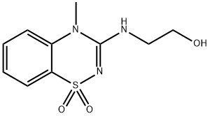 4-Methyl-3-(2-hydroxyethylamino)-4H-1,2,4-benzothiadiazin-1,1-dioxide