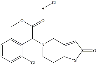 甲基(2-氯苯基)(2-氧代-2,6,7,7ALPHA-四氢噻吩并[3,2-C]吡啶-5(4H)-基)乙酸酯