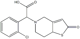 α-(2-Chlorophenyl)-2,6,7,7a-tetrahydro-2-oxothieno[3,2-c]pyridine-5(4H)-acetic Acid