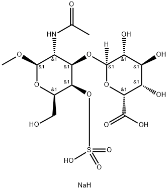 methyl 2-acetamido-2-deoxy-3-O-(alpha-idopyranosyluronic acid)-4-O-sulfo-beta-galactopyranoside
