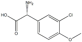 (2R)-2-AMINO-2-(3-CHLORO-4-METHOXYPHENYL)ACETIC ACID