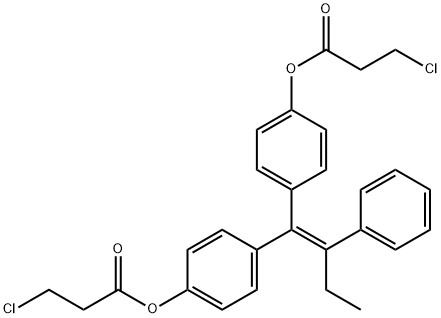 1,1-bis(4-(3-chloropropionyloxyphenyl))-2-phenylbut-1-ene