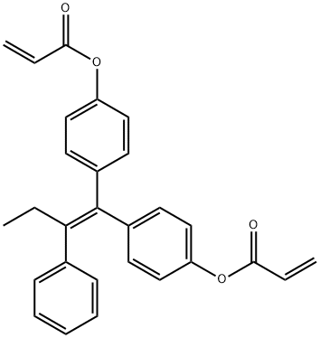 1,1-bis(4-acryloyloxyphenyl)-2-phenylbut-1-ene