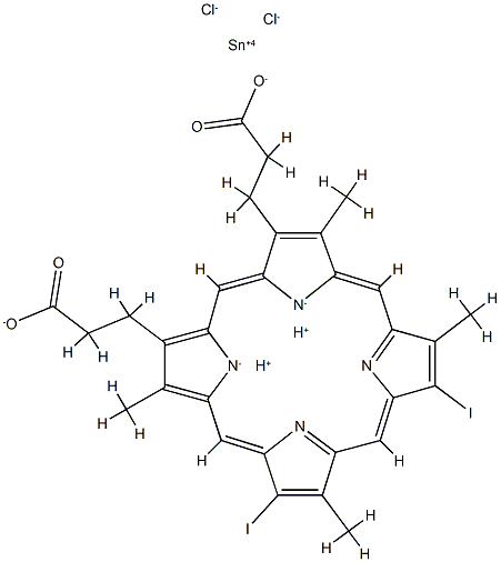 tin-2,4-diiododeuterporphyrin