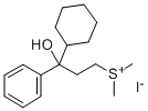 Sulfonium, (3-cyclohexyl-3-hydroxy-3-phenylpropyl)dimethyl-, iodide