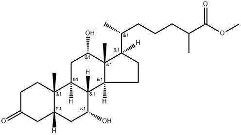 (5β,7α,12α)-7,12-Dihydroxy-3-oxo-cholestan-26-oic Acid Methyl Ester