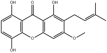 1,5,8-三羟基-3-甲氧基-2-异戊烯基氧杂蒽酮