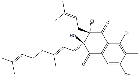 1,4-NAPHTHALENEDIONE, 2,3-DIHYDRO-3-CHLORO-2-(3,7-DIMETHYL-2,6-OCTADIE NYL)-6-MET