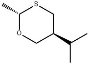 1,3-Oxathiane,2-methyl-5-(1-methylethyl)-,trans-(9CI)