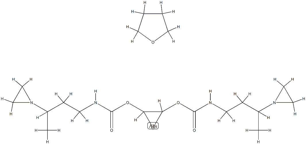 Furan, tetrahydro-, polymer with oxirane, bis[[3-(1-aziridinyl)butyl]carbamate]