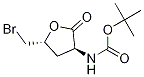 tert-butyl (3S,5R)-5-(broMoMethyl)-tetrahydro-2-oxofuran-3-ylcarbaMate