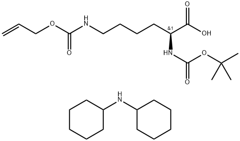 N-叔丁氧羰基-N'-烯丙氧基羰基-D-赖氨酸二环己胺盐