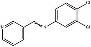 (3,4-dichlorophenyl)(3-pyridinylmethylene)amine