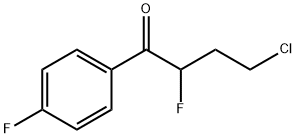 1-Butanone, 4-chloro-2-fluoro-1-(4-fluorophenyl)- (9CI)