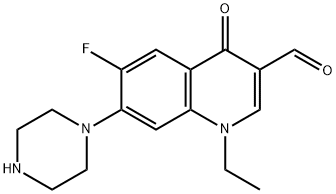 1-ethyl-6-fluoro-3-formyl-1,4-dihydro-4-oxo-7-piperazinylquinoline