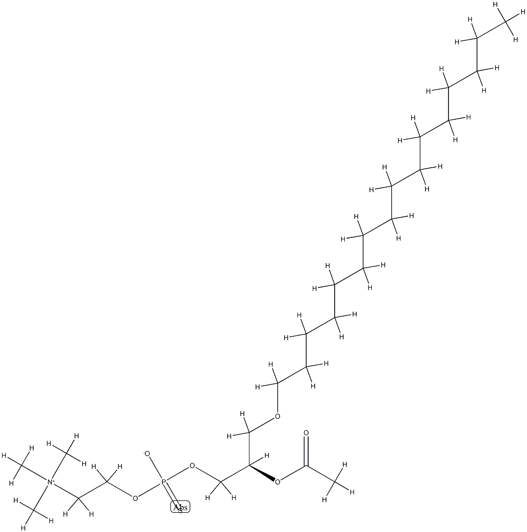 1-O-hexadecyl-2-acetyl-3-thiophosphocholine