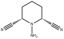 2,6-Piperidinedicarbonitrile,1-amino-,cis-(9CI)