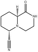 2H-Pyrido[1,2-a]pyrazine-6-carbonitrile,hexahydro-1-oxo-,cis-(9CI)