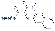 3,4-Dihydro-6,7-dimethoxy-4-methyl-3-oxo-2-quinoxalinecarboxylic acid azide