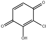 2,5-Cyclohexadiene-1,4-dione,  2-chloro-3-hydroxy-