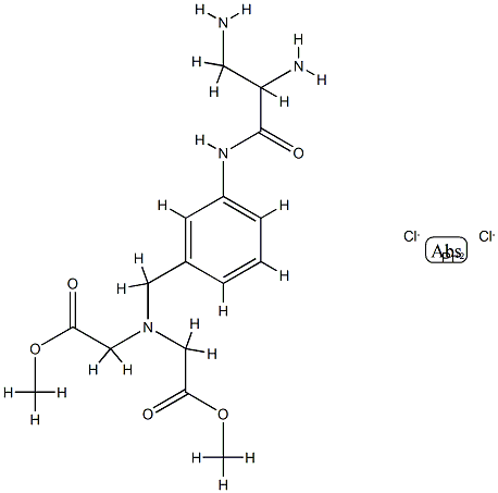dichloro-(4-methyleneiminodiacetic acid)phenyl-(2',3'-diaminopropionamide)platinum(II)