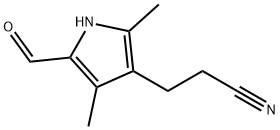 1H-Pyrrole-3-propanenitrile,5-formyl-2,4-dimethyl-(9CI)