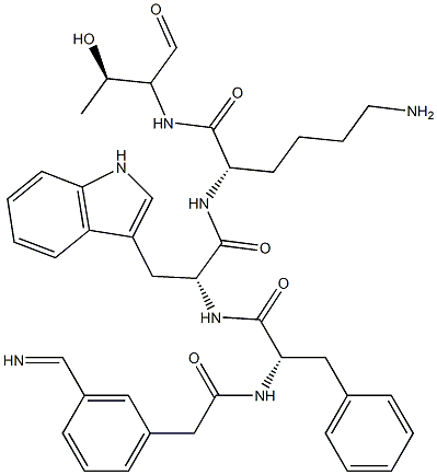 cyclo-(phenylalanyl-tryptophyl-lysyl-threonyl-3-(aminomethyl)phenylacetic acid)