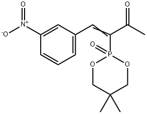 3-(5,5-二甲基-2-氧代-1,3,2-二氧磷杂环己烷-2-基)-4-(3-硝基苯基)-3-丁烯-2-酮