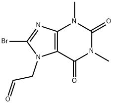 2-(8-bromo-1,3-dimethyl-2,6-dioxo-purin-7-yl)acetaldehyde