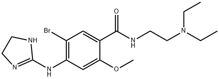 5-bromo-N-(2-diethylaminoethyl)-4-(4,5-dihydro-1H-imidazol-2-ylamino)- 2-methoxy-benzamide