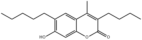 2H-1-Benzopyran-2-one, 3-butyl-7-hydroxy-4-methyl-6-pentyl-