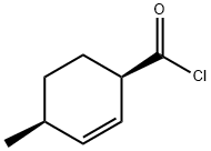 2-Cyclohexene-1-carbonyl chloride, 4-methyl-, cis- (9CI)
