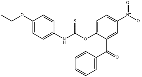 [[2-(2-benzoyl-4-nitro-phenyl)-4-ethoxy-phenyl]amino]methanethioic aci d
