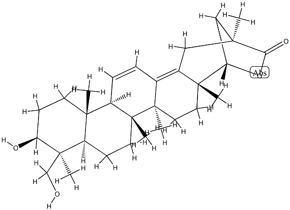 Oleana-11,13(18)-dien-29-oic acid, 3,22,23-trihydroxy-, gamma-lactone,  (3beta,4beta,20beta,22beta)-