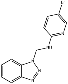 Benzotriazol-1-ylmethyl-(5-bromo-pyridin-2-yl)-amine