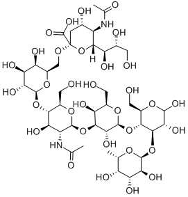 N-ACETYLNEURAMINYL-FUCOSYLLACTO-N-NEO-TETRAOSE FROM HUMAN MILK